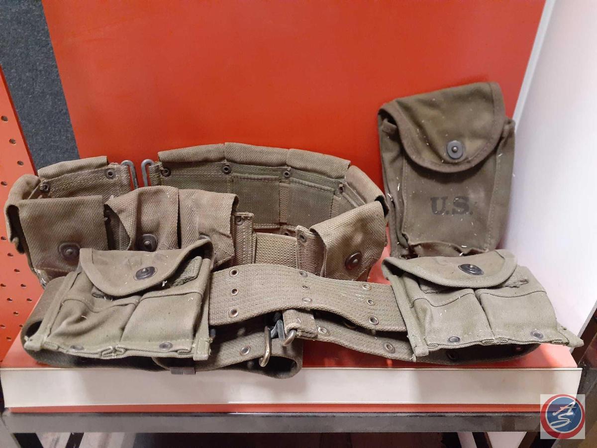 US Ammo Belt, US Pouch and Unmarked Ammo Belt