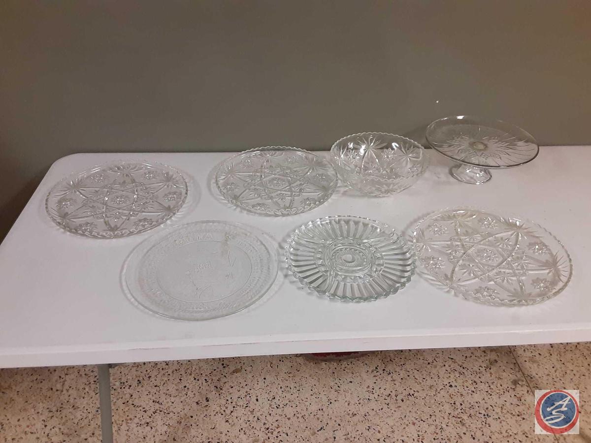 Glass Serving Trays Various Sizes and Styles