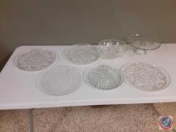 Glass Serving Trays Various Sizes and Styles