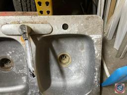 Two Well Stainless Steel Kitchen Sink...