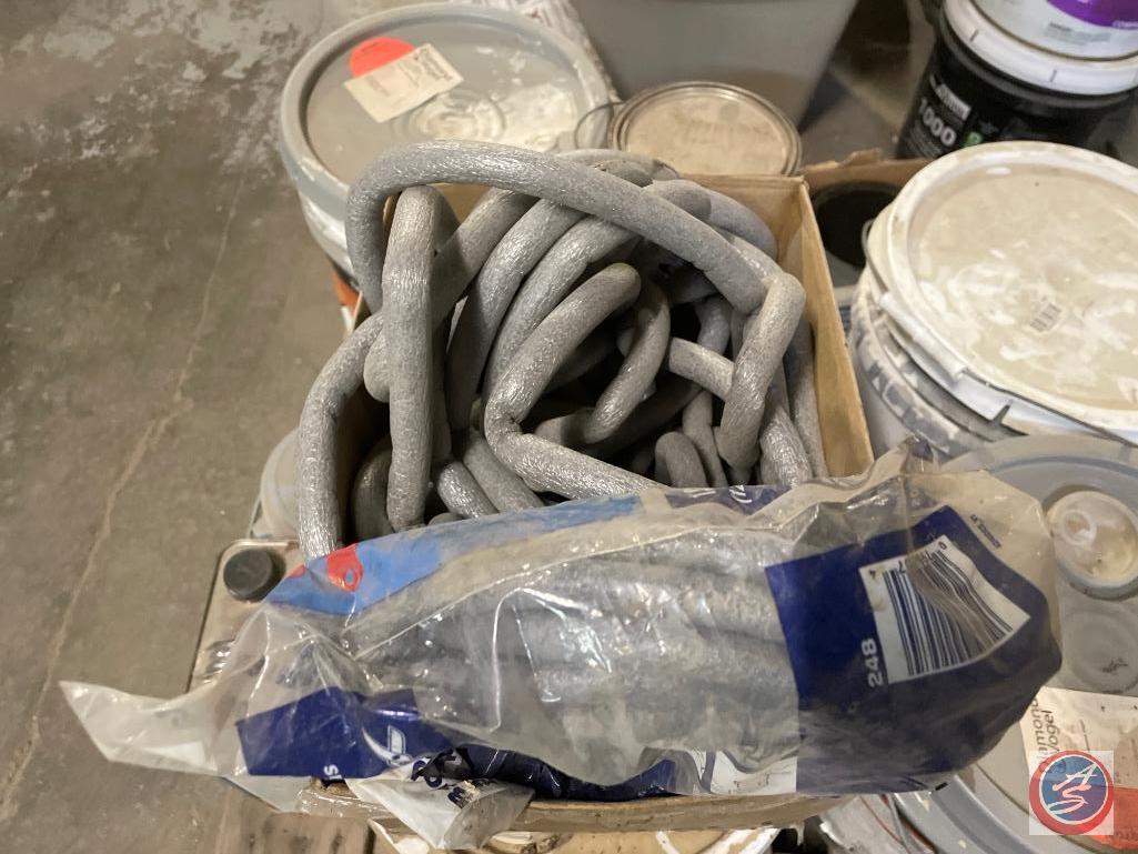 De-Icing Salt, Stainless Steel Pipe, Pad Lock, Foam Strips, Screws and More