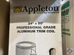 Appleton Professional Grade Aluminum Trim Coil Measuring 24'' X 50Ft. and Sell-Even Professional