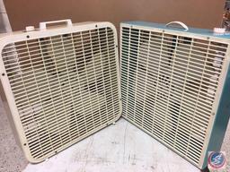 Superlectric Box Fan Model No. 2072 and Lakewood Box Fan