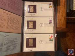 Book of Golden Replica United States Stamps