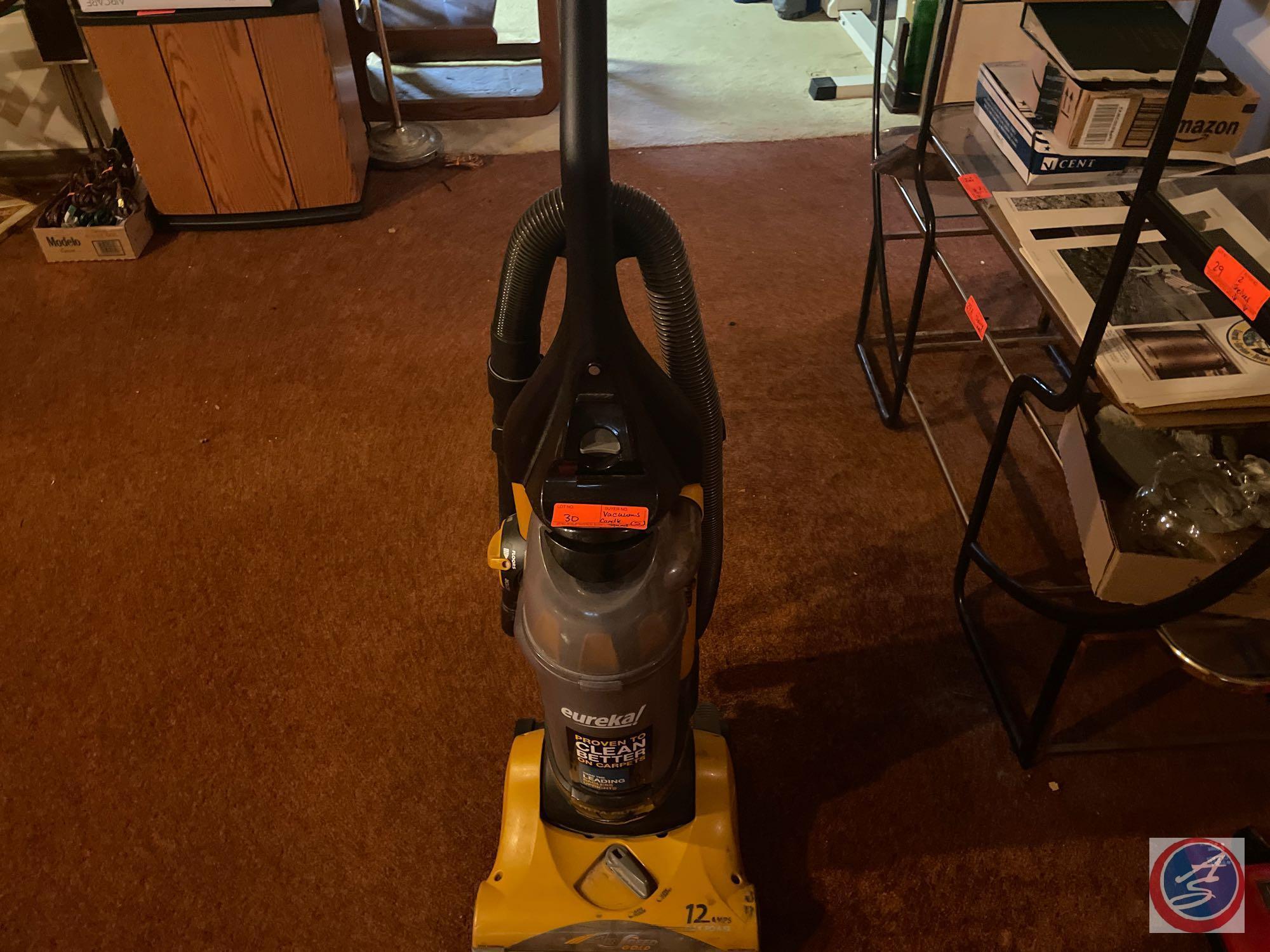 Easy Home Rechargeable Sweeper, Eureka Vacuum Model No. AS1001, Dirt Devil Model No. 7200, Umbrella,