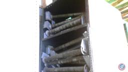 (1) 3x16 shelving unit All One Money, rollers and assorted electrical components
