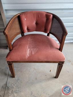 Pink Curved Back Studio Chair