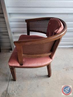 Pink Curved Back Studio Chair