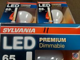 (11) Sylvania LED Dimmable 65W Bulbs, GE and Sunbeam Light Bulbs and More