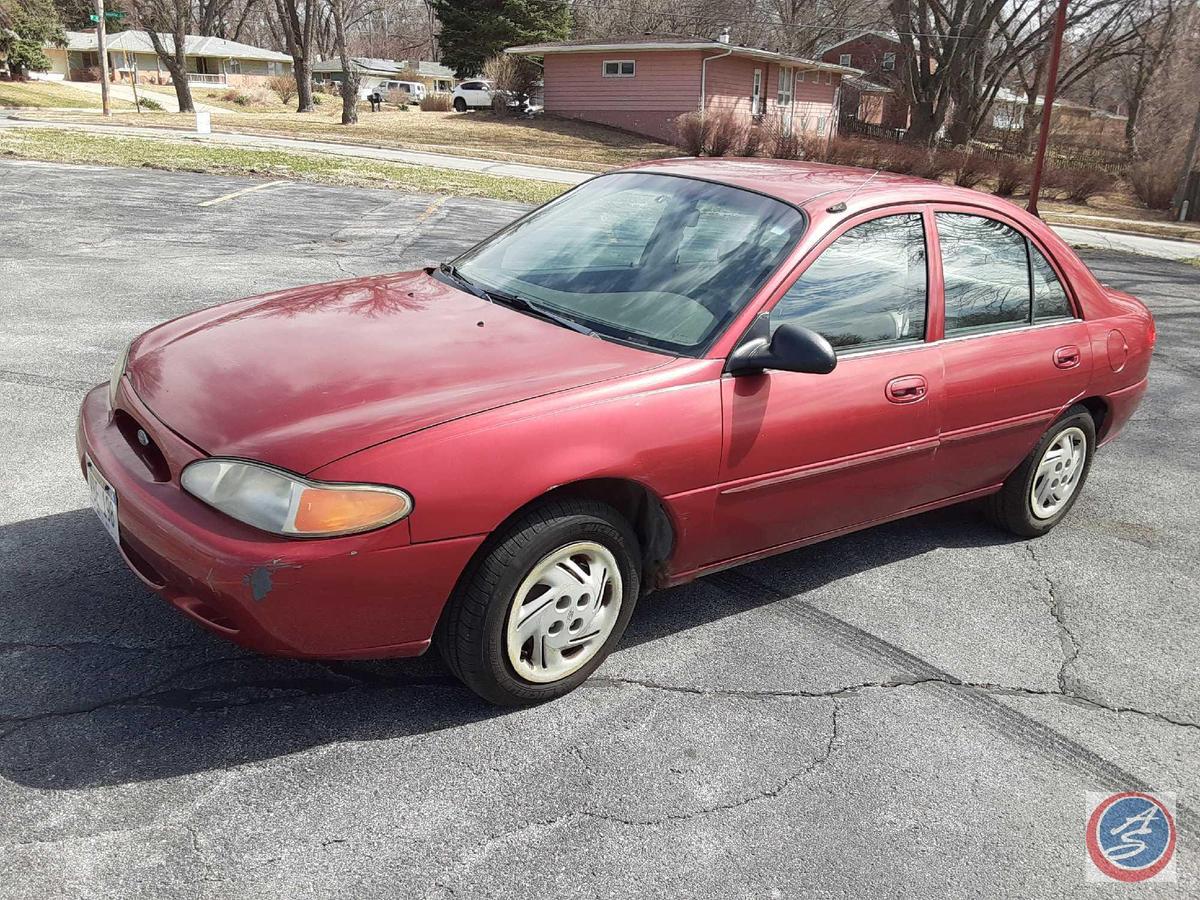 1998 Ford Escort Passenger Car, VIN # 1falp13p8ww102116 Year: 1998 Make: Ford Model: Escort Vehicle