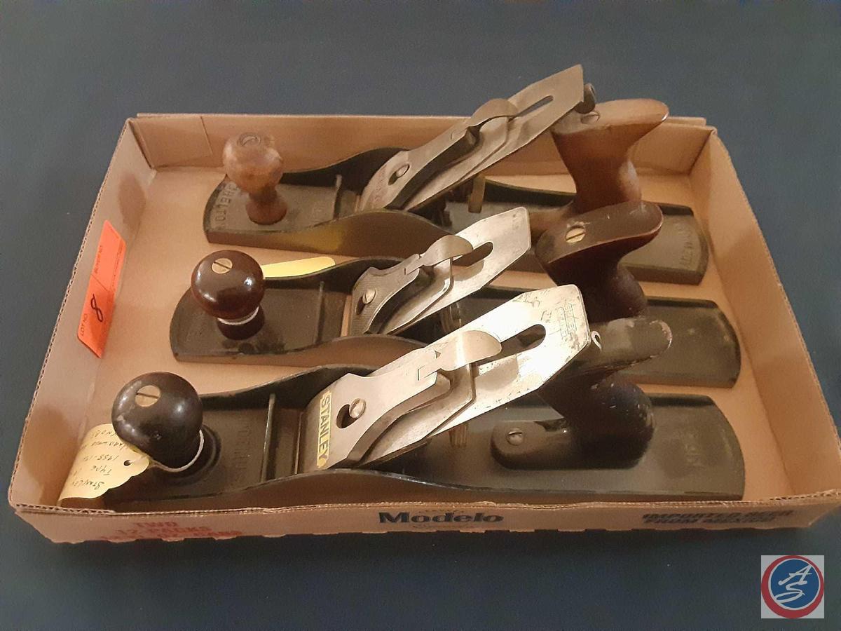 (1) Vintage Stanley Bailey #5 Plane Type 19 or 20 Mix 1958-1961 Hardwood Handles and Knobs, (1)