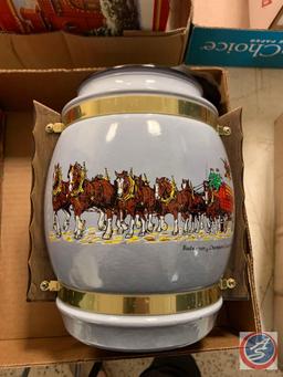 6 pk,BrewMaster Seasonal; Winter brew beer 1996, Siesta Ware Champion Clydesdales design, 1 Brew