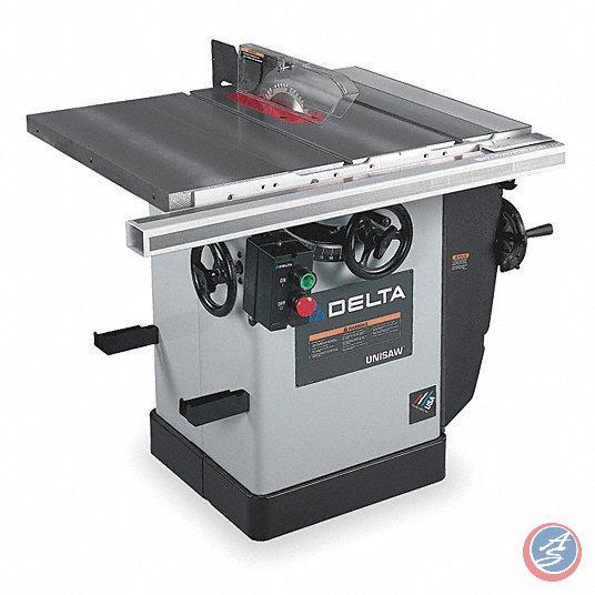 Delta...Table Saw 10" Unisaw Heavy Duty Model #36-953 (NEW IN BOX) Serial # 01C22521 Phase:...1 Phas