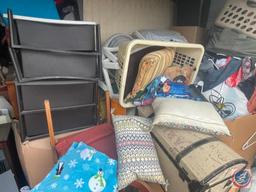 Contents of storage unit 524: Furniture (Double bed mattress, plastic storage dresser, wooden