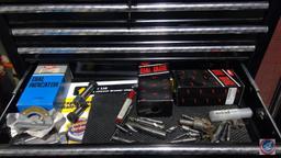 Kobalt, 8 drawer toolbox with keys, All One Money, gauges, drill bits, Mitutoyo dial thickness