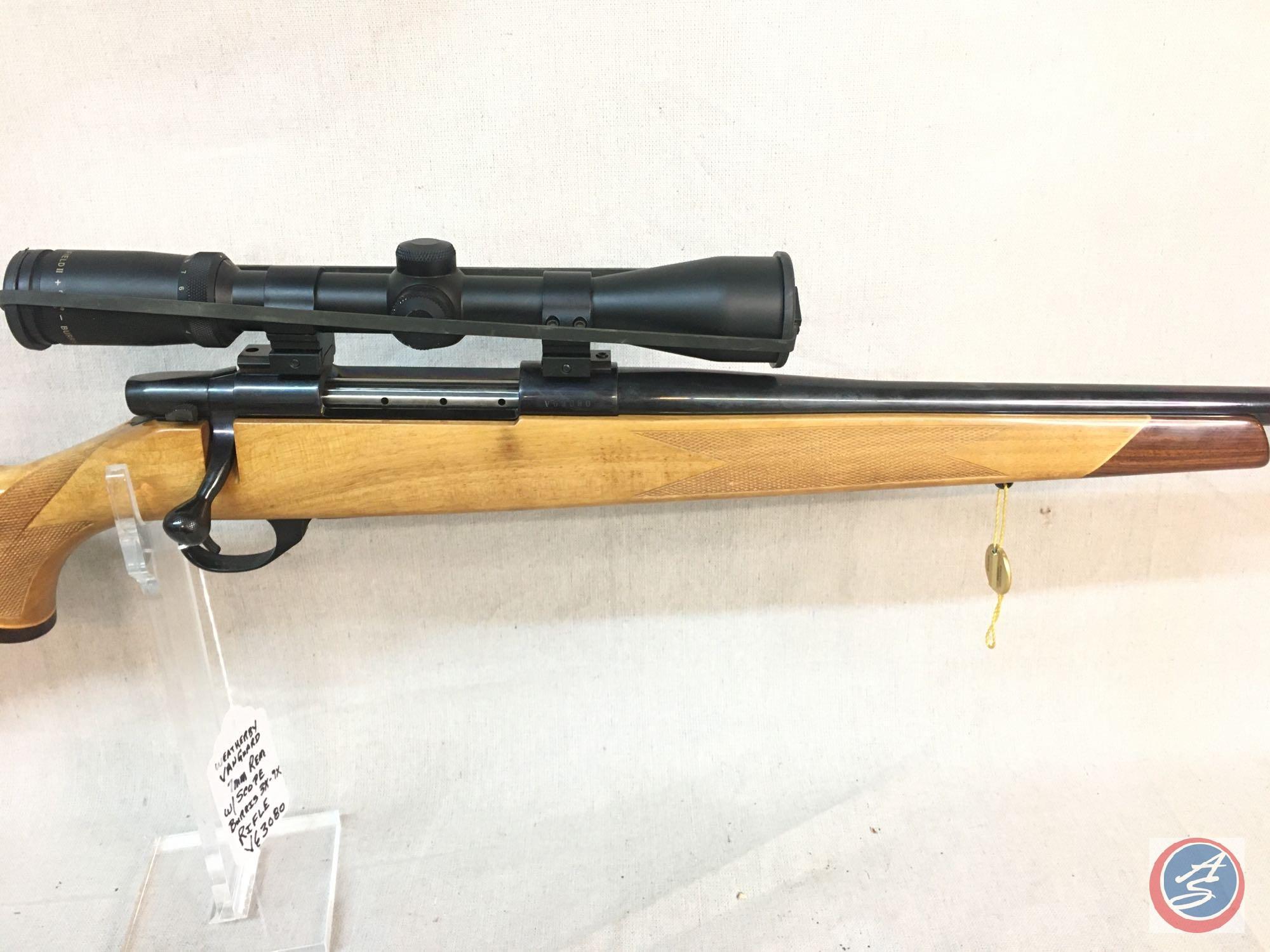 Weatherby, Model:...Vanguard, Rifle,...7mm REM Mag...w/scope Burns 3X-9X Ser#:V63080