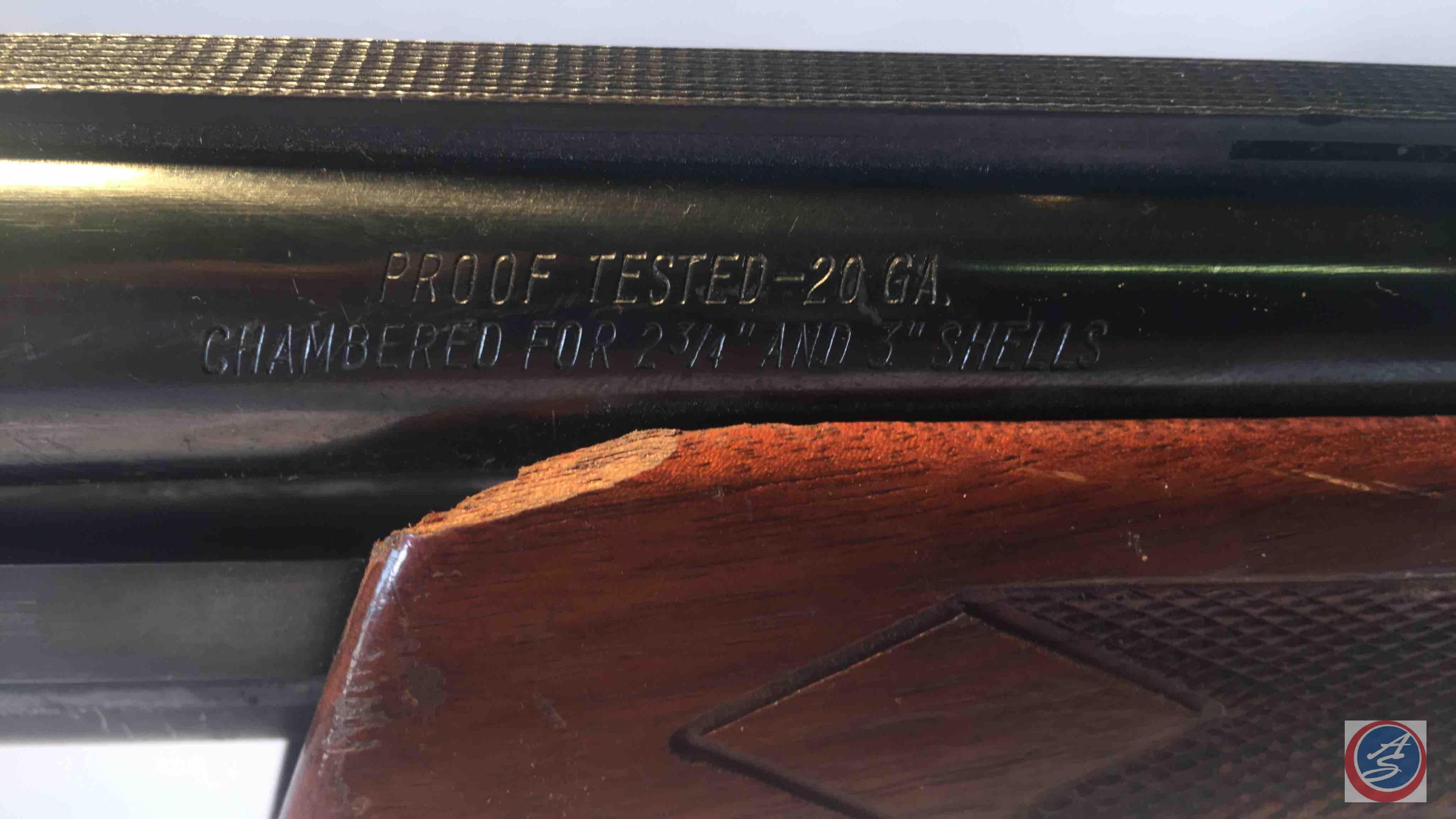 JC Higgins, Model: 21, 2 3/4" & 3" Pump, 20GA, Shotgun, Ser#:(Not Found 1001)...NOTE: THIS GUN IS