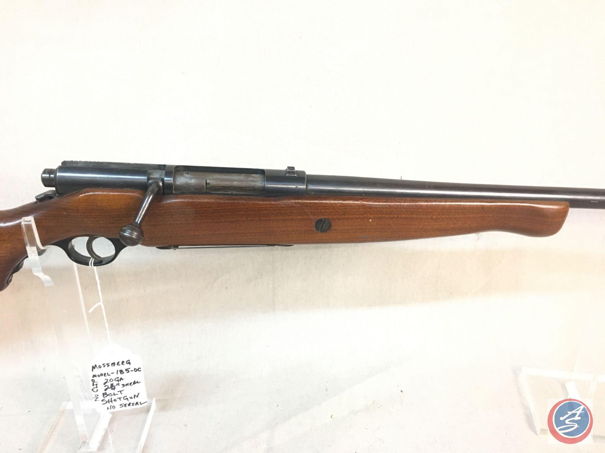 Mossberg, Model:185-DC,Bolt Action...20ga2 3/4" shell,... No clip Ser#:NS ...