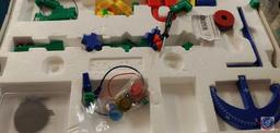 (1) Flat of assorted items; Stem Science Technology Engineering Math, Electricity & Magnetism,