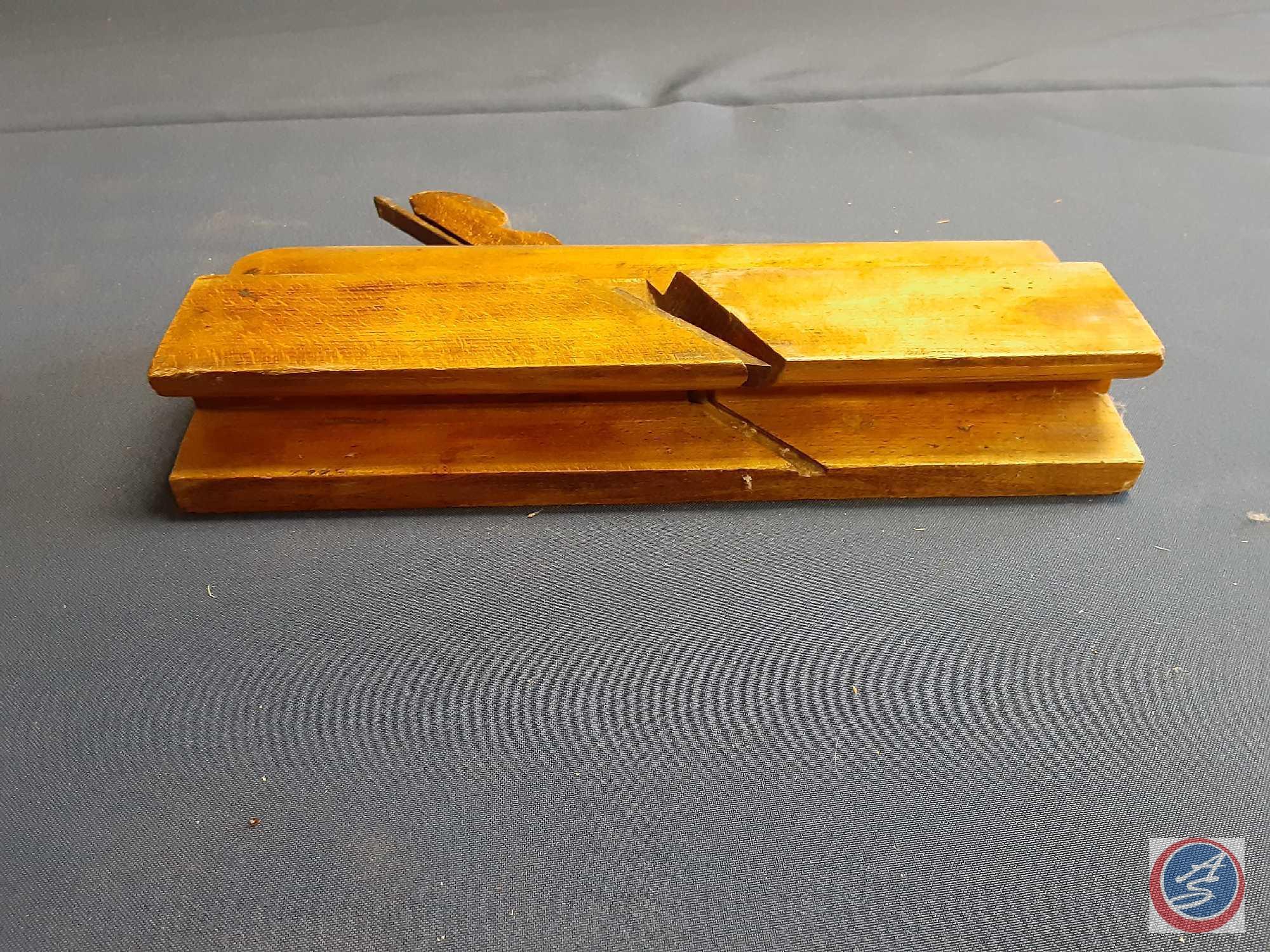 (3) Antique wood planes; (1) Greenfield Tool Co. Greenfield Mass 5/8 NO. 164, (1) A.G. Bartlett's