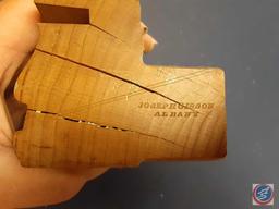 (3) Antique wood planes;(1) Joseph Gibson Albany 7/8,(1) D.R.Barton Rochester 7/8,(1) Ohio Tool Co.