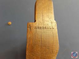 (3) Antique Wood Planes: (1) J. Redsall, (1) J. Bedsall Ohio Tool co. 72, (1) J. Bedsall 72...