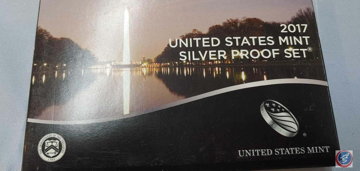 2017 UNITED STATES MINT SILVER PROOF SET CERTIFICATE OF AUTHENTICITY