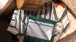 Table Cloth, Apron, Wicker Baskets, Decorative boxes, Flour Sack Cloths