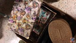 Table Cloth, Apron, Wicker Baskets, Decorative boxes, Flour Sack Cloths