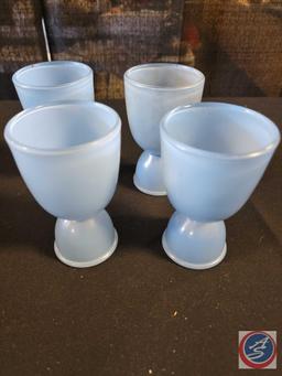 Vintage Egg Cooker and (4) Egg Cups.