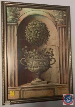 Framed Art Piece signed by Artist, Approx Measurements are: (28WX38.5L). ...