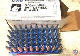 5.56mm Battlefield Blanks (5,000 Rounds - (5) Cases Unopened) Manufactured by UTM LTD. (Ultimate