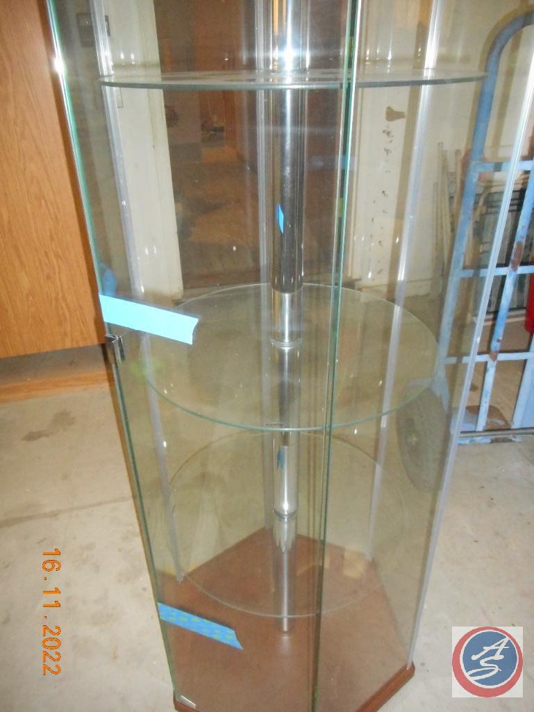 Coaster Fine Furniture round curio cabinet. #950001 . YR2018