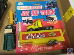 (1) Applause Ratcliffe Vinyl Doll, (1) 1937 Ford Pickup 1/24 Scale, (1) Mighty Machine Big Rig Truck