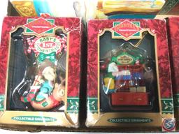 (5) Christmas Traditions Collectible Ornaments, (1) Mattel...(DOC) Collectible Doll