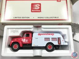 (1) Speedway 1957 International R-190 Fuel Tanker 1/34 Scale, (1) Inspector 1953 Ford Pick-Up 1/34