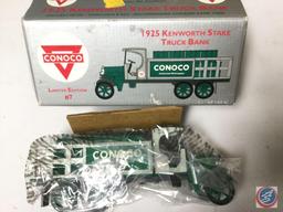 ERTL Kerr-NcGee Limited edition 1930 diamond tea tanker bank 1/34 scale, Conoco 1925 Kenworth