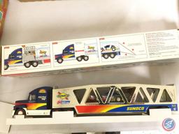 (1) Shell Tanker w/Sound and Lights, (1) Sunoco Ultra 94 w/Lights and Race Car