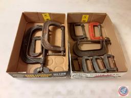 (2) Flats Assortment of C-Clamps