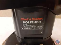 Black & Decker Polisher, 1/3HP, 8in. Diameter w/Sanding Discs and Polishing Cloth