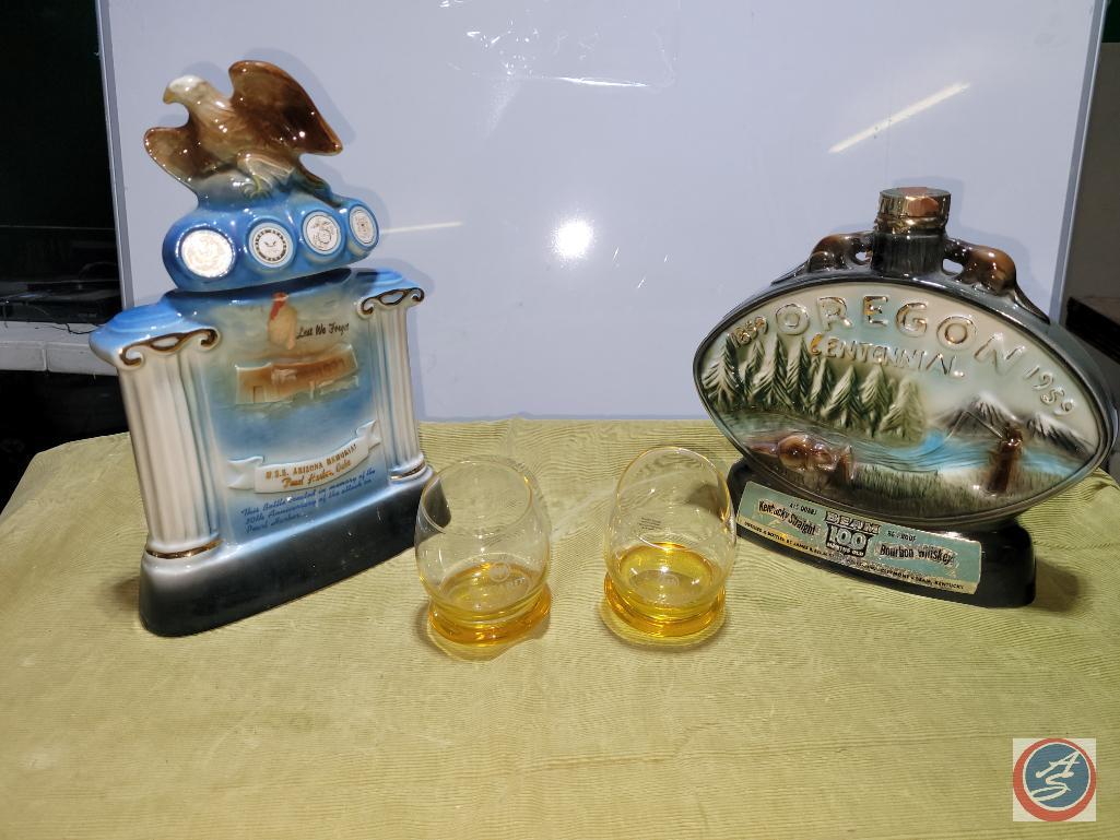 Vintage decanters