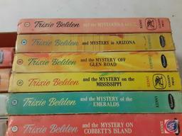 Assortment of Trixie Belden...books