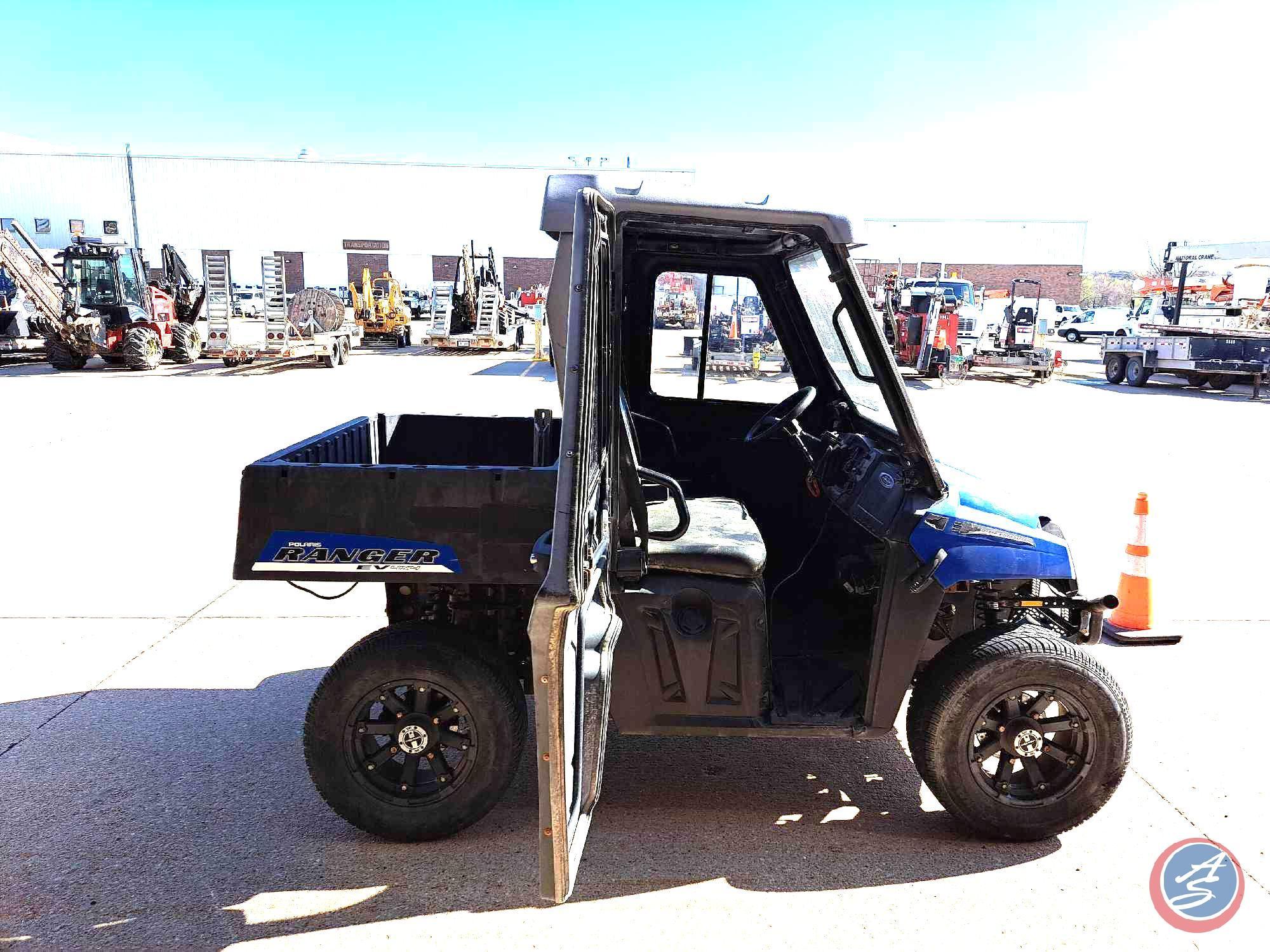 2012 Polaris Ranger EV 4x4 No Title...or MRO Dump Box Hard door Cab with Glass Heated Cab Unit was