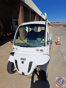 2003 GEM...E825 Yard Cart...with aluminum flatbed, heated cab (no doors)......No Title or MRO VIN