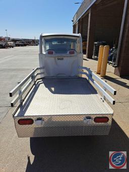 2003 GEM...E825 Yard Cart...with aluminum flatbed, heated cab (no doors)......No Title or MRO VIN