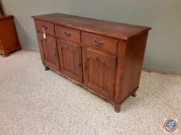 Nichols & Stone Co Wood Buffet with 3 drawers, 3 doors. Approx measurements are 68 x 20 x 38.