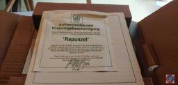 (6) Franklin Mint Collectors Plates: The Reward, Konigszelt Bavaria "Rapunzel", "Sand Castles" ,