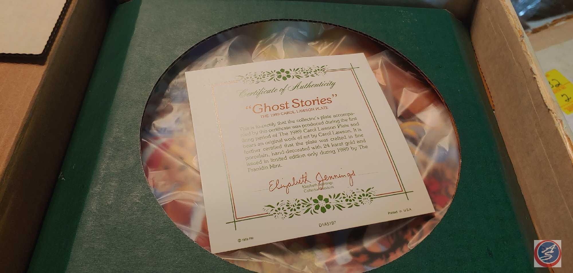 (6) Franklin Mint Collector Plates: "TeaTime Surprise", "Little Doctor", "Ghost Stories", "Little