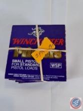 5pk Winchester small pistol wsp & 5pk large primers