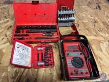 Power screwdriver and nut driver set, snap on bushing driver set, snap on cobalt drill, bit set, and